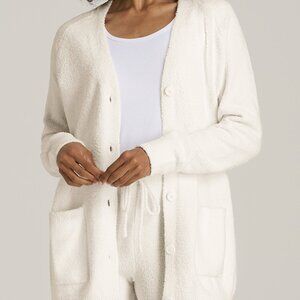 American Tall Chenille Cardigan for Tall Women in White Alyssum Size XLXL / Extr